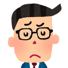 悩む広報担当者のイラスト